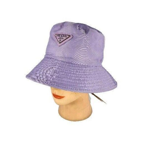 Prada Re-nylon Bucket Hat Purple Unisex Size S/M main image 6